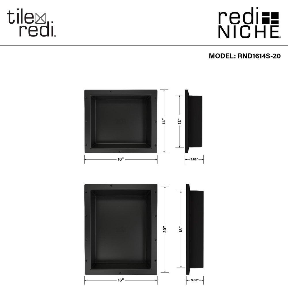 Black *CVR* DBL NICHE SET W/ 1 RN1614S & 