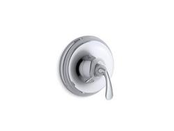 Single Handle Pressure Balancing Valve Trim in Polished Chrome