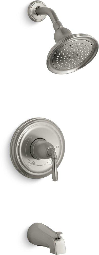 KOHLER Vibrant&reg; Brushed Nickel Single Handle Single Function Bathtub & Shower Faucet (Trim Only) 