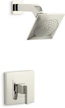 KOHLER Vibrant&reg; Polished Nickel Shower Valve Trim with Single Lever Handle and Showerhead 