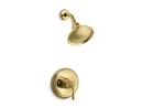 KOHLER Vibrant® Polished Brass Single Handle Single Function Shower Faucet (Trim Only)