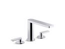 KOHLER Polished Chrome Two Handle Roman Tub Faucet 