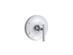 Single Handle Pressure Balancing Valve Trim in Polished Chrome