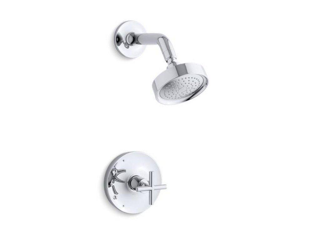 KOHLER Polished Chrome Single Handle Single Function Shower Faucet (Trim Only) 