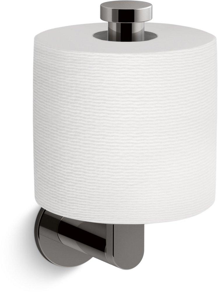 KOHLER Vibrant&reg; Titanium Wall Mount Toilet Tissue Holder 