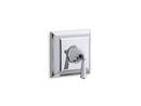 Pressure Balancing Valve Trim with Single Lever Handle in Polished Chrome