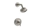 KOHLER Vibrant&reg; Brushed Nickel Single Handle Single Function Shower Faucet (Trim Only) 
