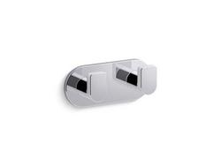2 Robe Hook in Polished Chrome