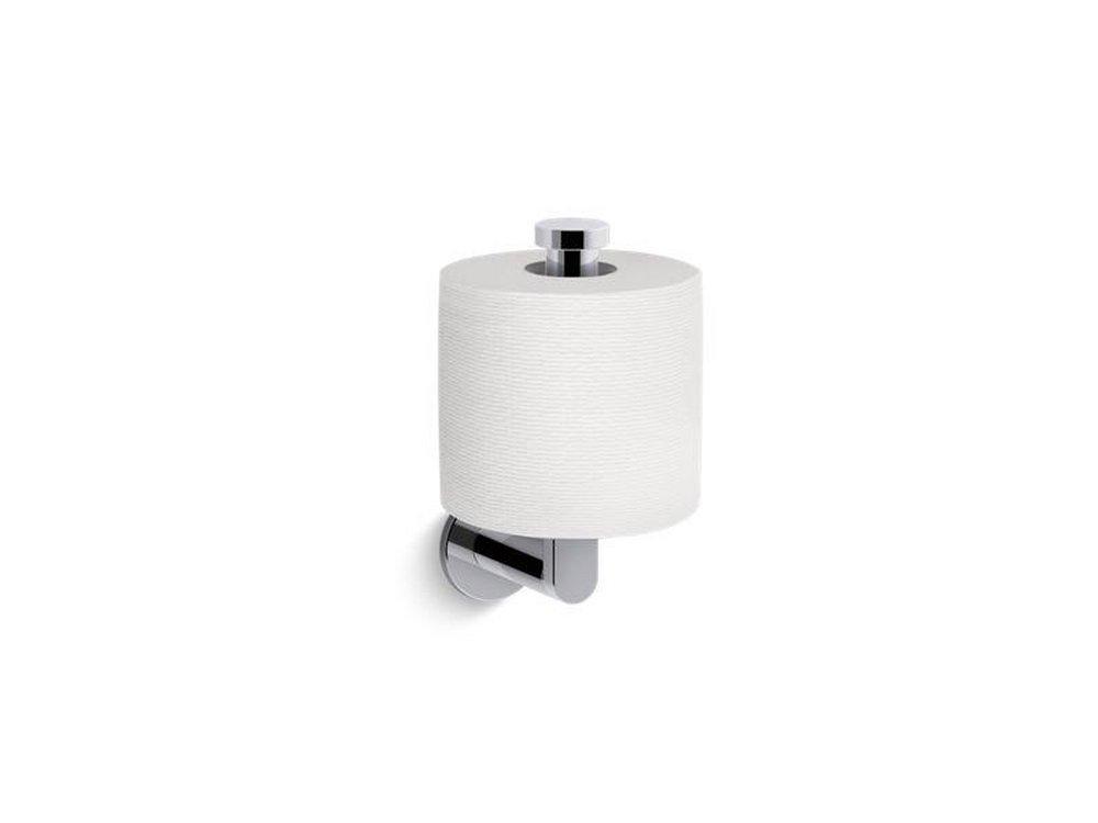 KOHLER Polished Chrome Wall Mount Toilet Tissue Holder 