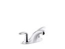 KOHLER Polished Chrome Two Handle Centerset Bathroom Sink Faucet