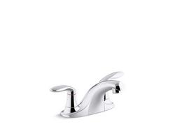 Two Handle Centerset Bathroom Sink Faucet in Polished Chrome