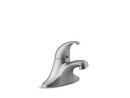 Single Handle Centerset Bathroom Sink Faucet in Brushed Chrome