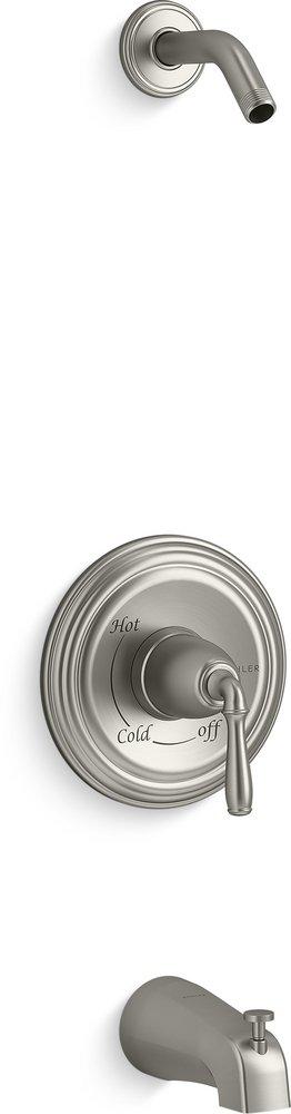 KOHLER Vibrant&reg; Brushed Nickel Single Handle Bathtub & Shower Faucet (Trim Only) 