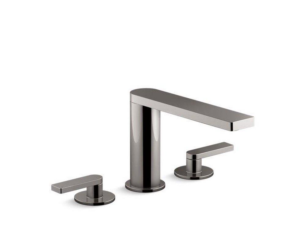 KOHLER Vibrant Titanium Two Handle Roman Tub Faucet 