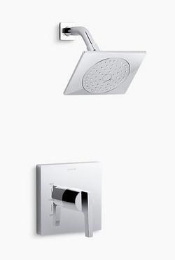 Single Handle Shower Faucet in Polished Chrome (Trim Only)