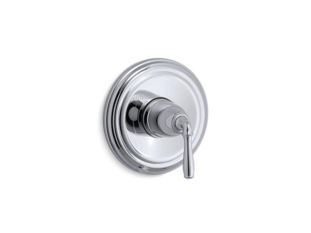 KOHLER Polished Chrome Pressure Balancing Valve Trim with Single Lever Handle 