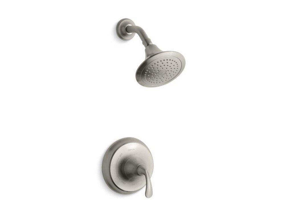 KOHLER Vibrant&reg; Brushed Nickel Single Handle Single Function Shower Faucet (Trim Only) 