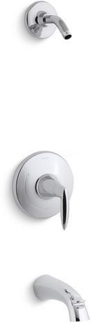 KOHLER Polished Chrome Single Handle Bathtub & Shower Faucet (Trim Only) 