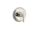 Pressure Balancing Valve Trim with Single Lever Handle in Vibrant Polished Nickel