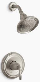 KOHLER Vibrant® Brushed Nickel 2 gpm Shower Valve Trim with Single Lever Handle and Showerhead