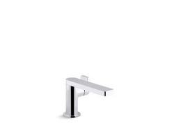 Single Handle Monoblock Bathroom Sink Faucet in Polished Chrome