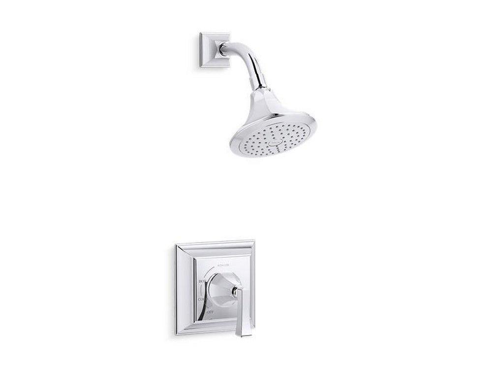KOHLER Polished Chrome Single Handle Single Function Shower Faucet (Trim Only) 