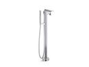 KOHLER Polished Chrome Single Handle Lever Floor Mount Filler 