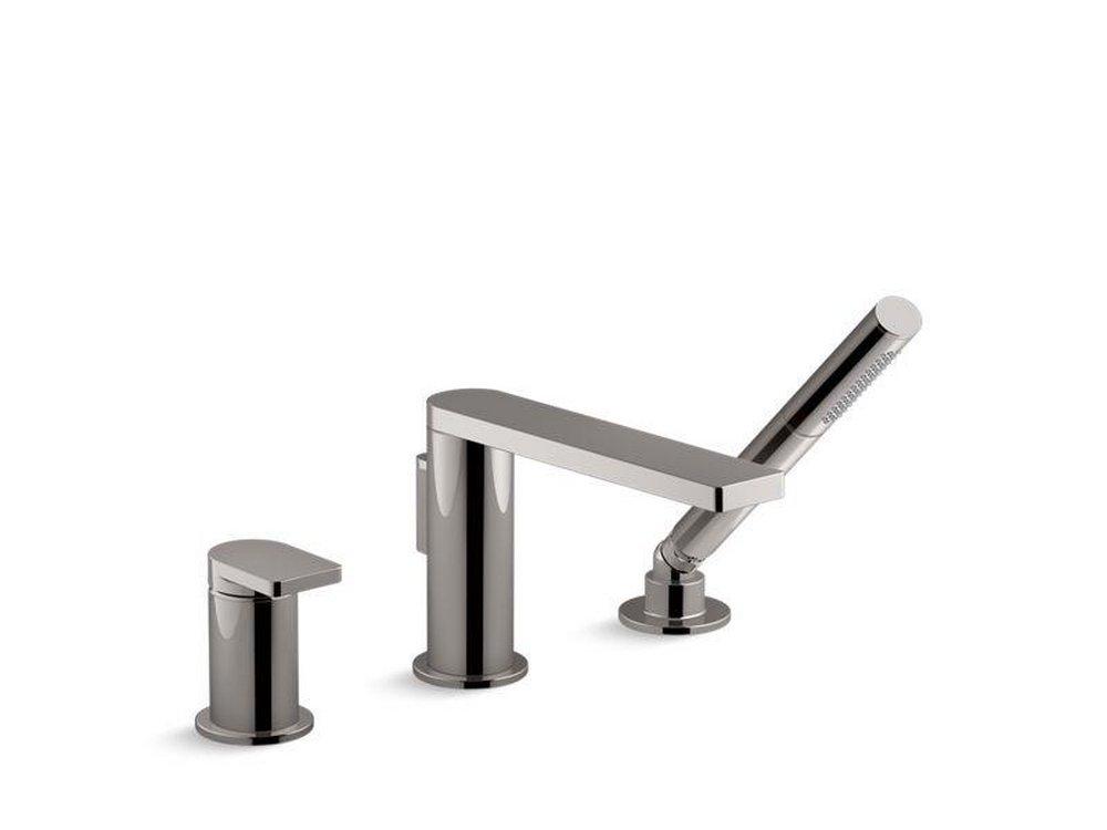 KOHLER Vibrant Titanium Single Handle Roman Tub Faucet 