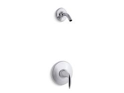 One Handle Single Function Shower Faucet in Polished Chrome (Trim Only)
