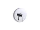 KOHLER Polished Chrome Pressure Balancing Valve Trim with Single Lever Handle 