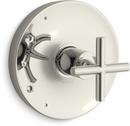 KOHLER Vibrant&reg; Polished Nickel Valve Trim with Single Cross Handle 