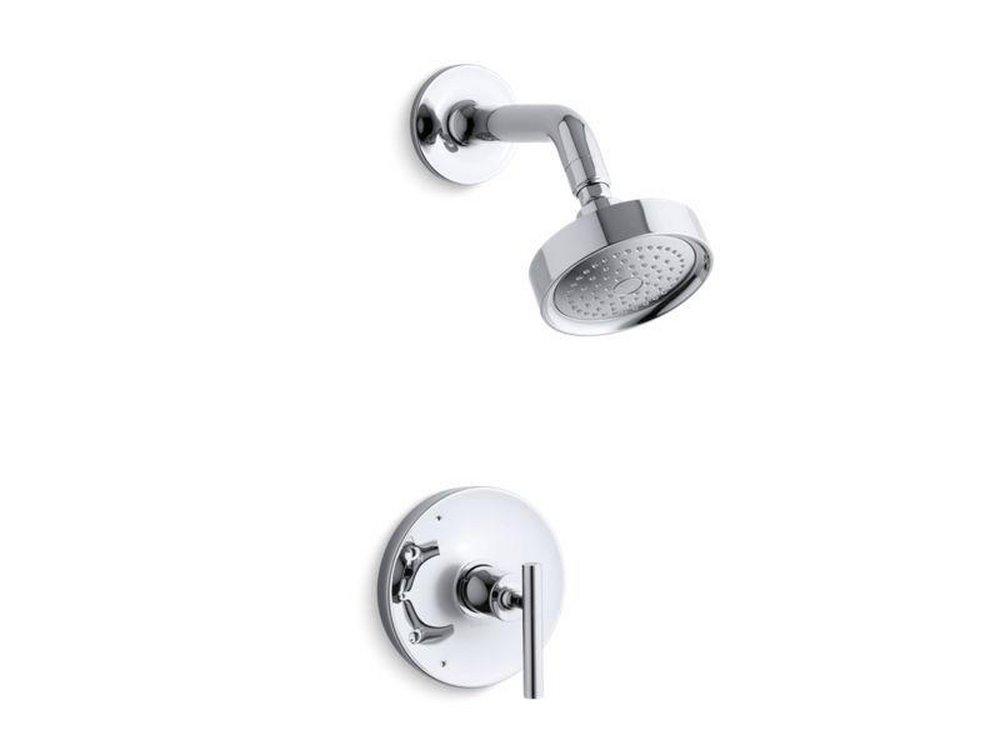 KOHLER Polished Chrome Single Handle Single Function Shower Faucet (Trim Only) 