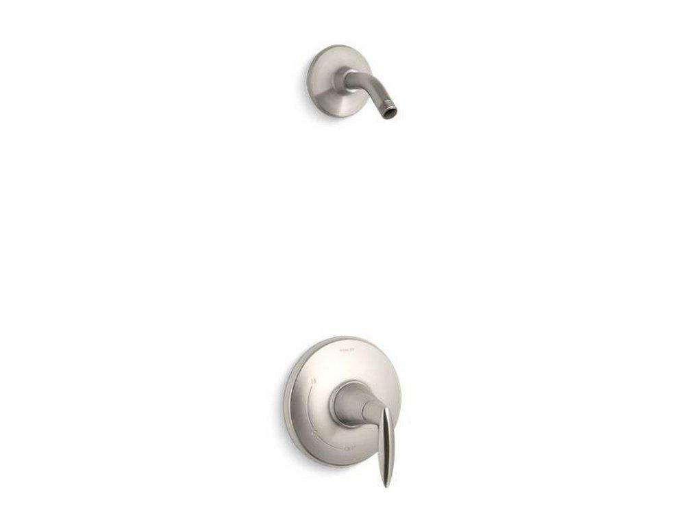 KOHLER Vibrant&reg; Brushed Nickel Single Handle Shower Faucet (Trim Only) 