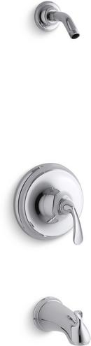 KOHLER Polished Chrome Single Handle Bathtub & Shower Faucet (Trim Only) 