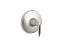 KOHLER Vibrant&reg; Brushed Nickel Pressure Balancing Valve Trim with Single Lever Handle 