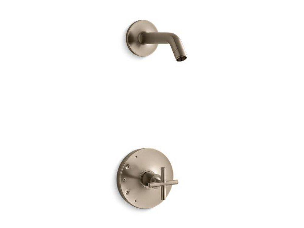 KOHLER Vibrant&reg; Brushed Bronze Single Handle Shower Faucet 