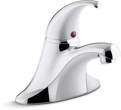 Single Handle Centerset Bathroom Sink Faucet in Polished Chrome