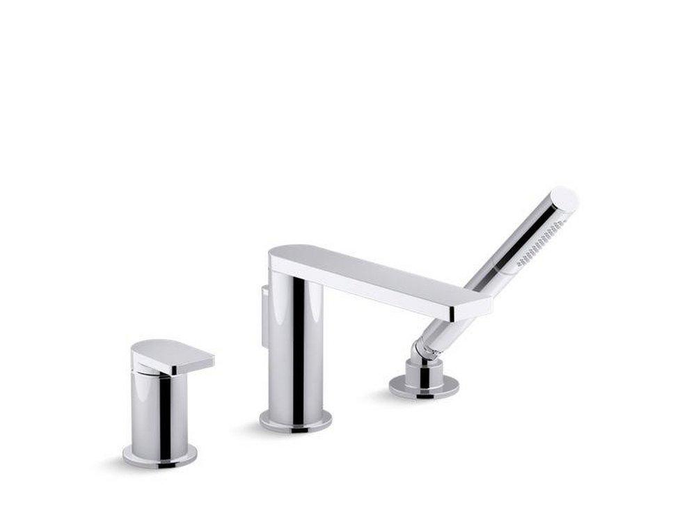 KOHLER Polished Chrome Single Handle Roman Tub Faucet 