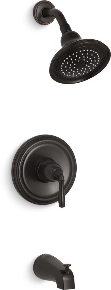 KOHLER Oil Rubbed Bronze Single Handle Single Function Bathtub & Shower Faucet (Trim Only) 