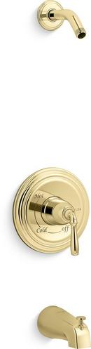 KOHLER Vibrant&reg; Polished Brass Single Handle Bathtub & Shower Faucet (Trim Only) 