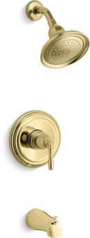 KOHLER Vibrant&reg; Polished Brass Single Handle Single Function Bathtub & Shower Faucet (Trim Only) 