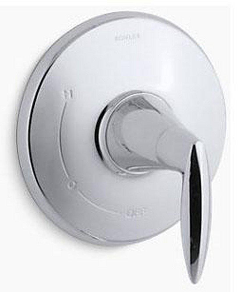 KOHLER Polished Chrome Pressure Balancing Valve Trim with Single Lever Handle 