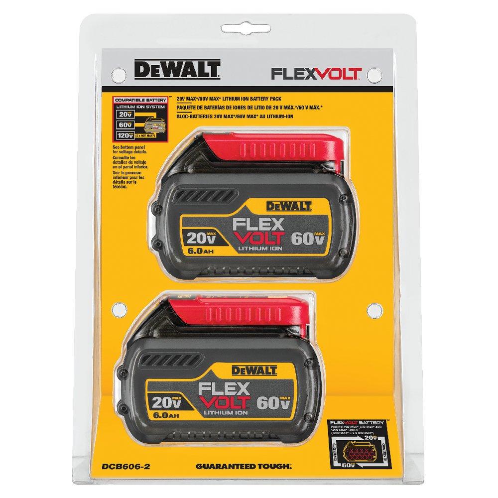DEWALT Yellow/Black Battery 2 Pack 