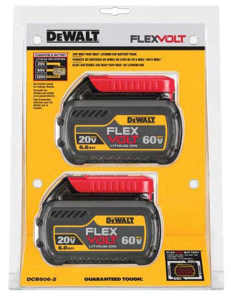 DEWALT Yellow/Black Battery 2 Pack 