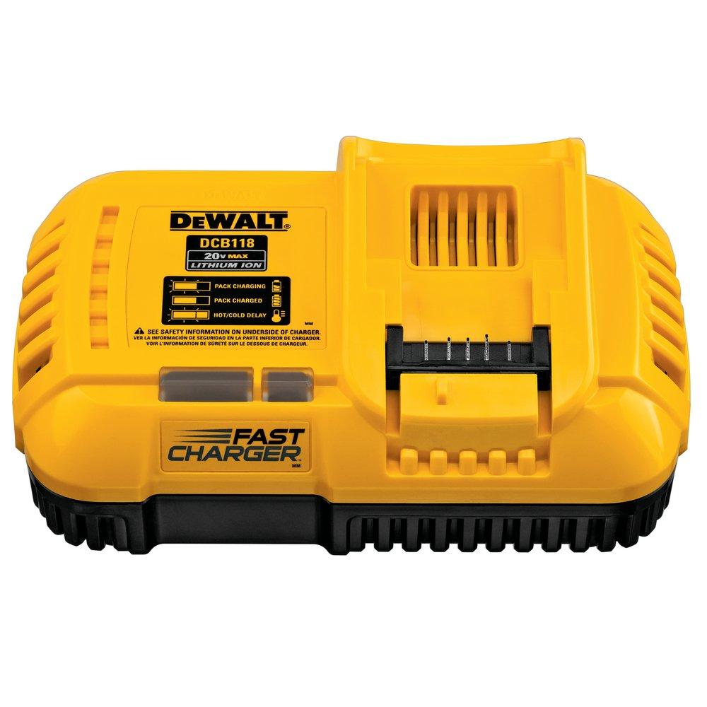 DEWALT Yellow/Black Fan Cooled Fast Charger 