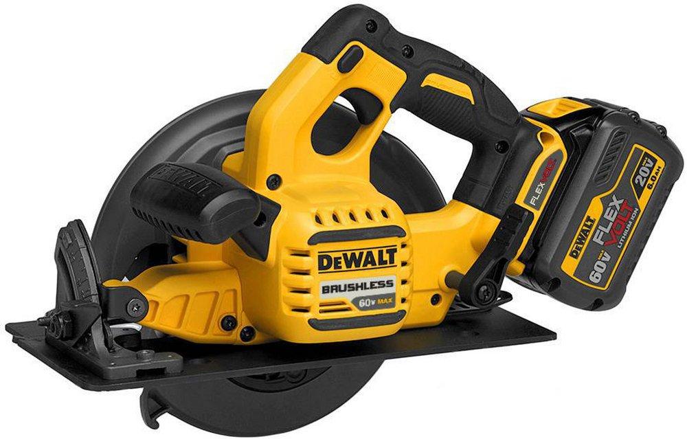 DEWALT Yellow Cordless 15A 20/60V Circular Saw Tool Kit 