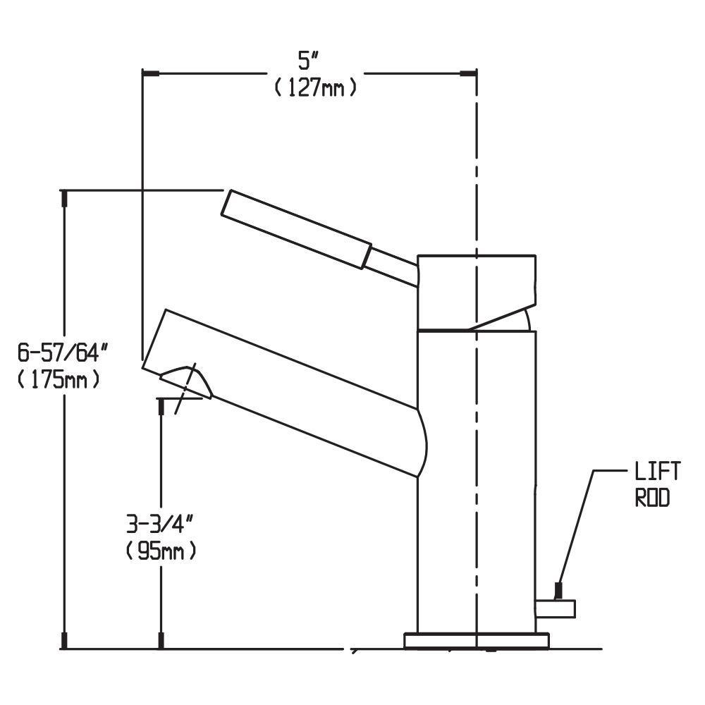 Speakman Polished Chrome Single Handle Centerset Bathroom Sink Faucet 