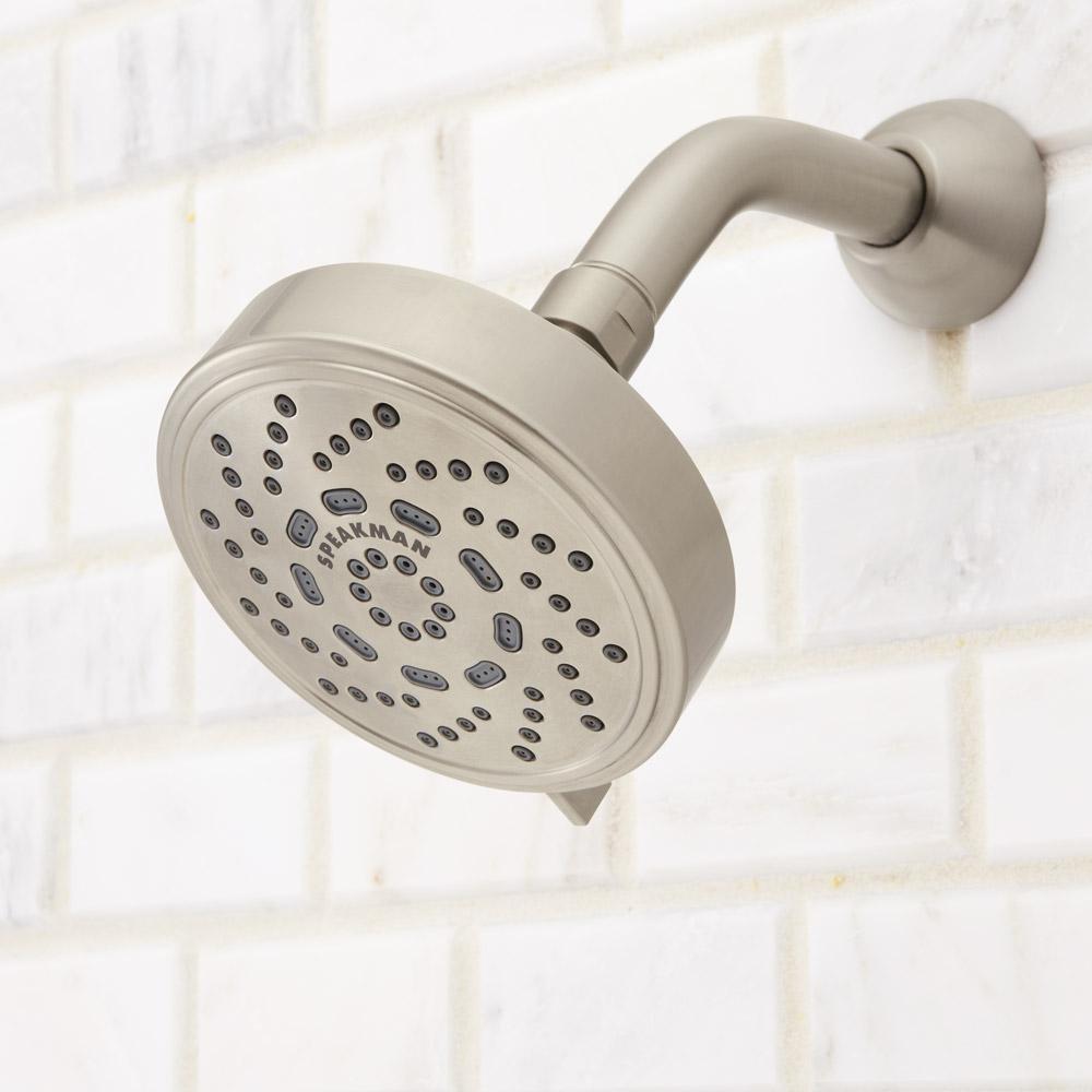 Speakman Brushed Nickel Multi Full,Intense and Massage Showerhead 