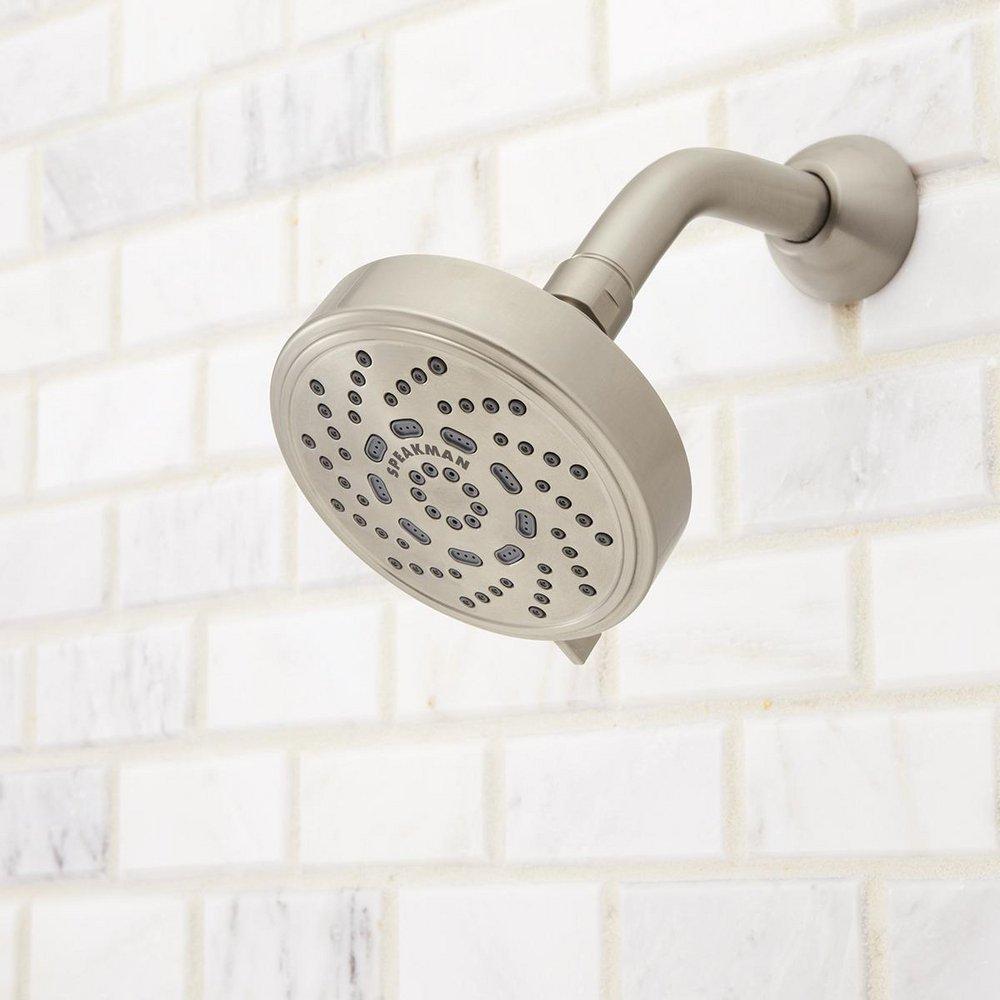 Speakman Brushed Nickel Multi Full,Intense and Massage Showerhead 