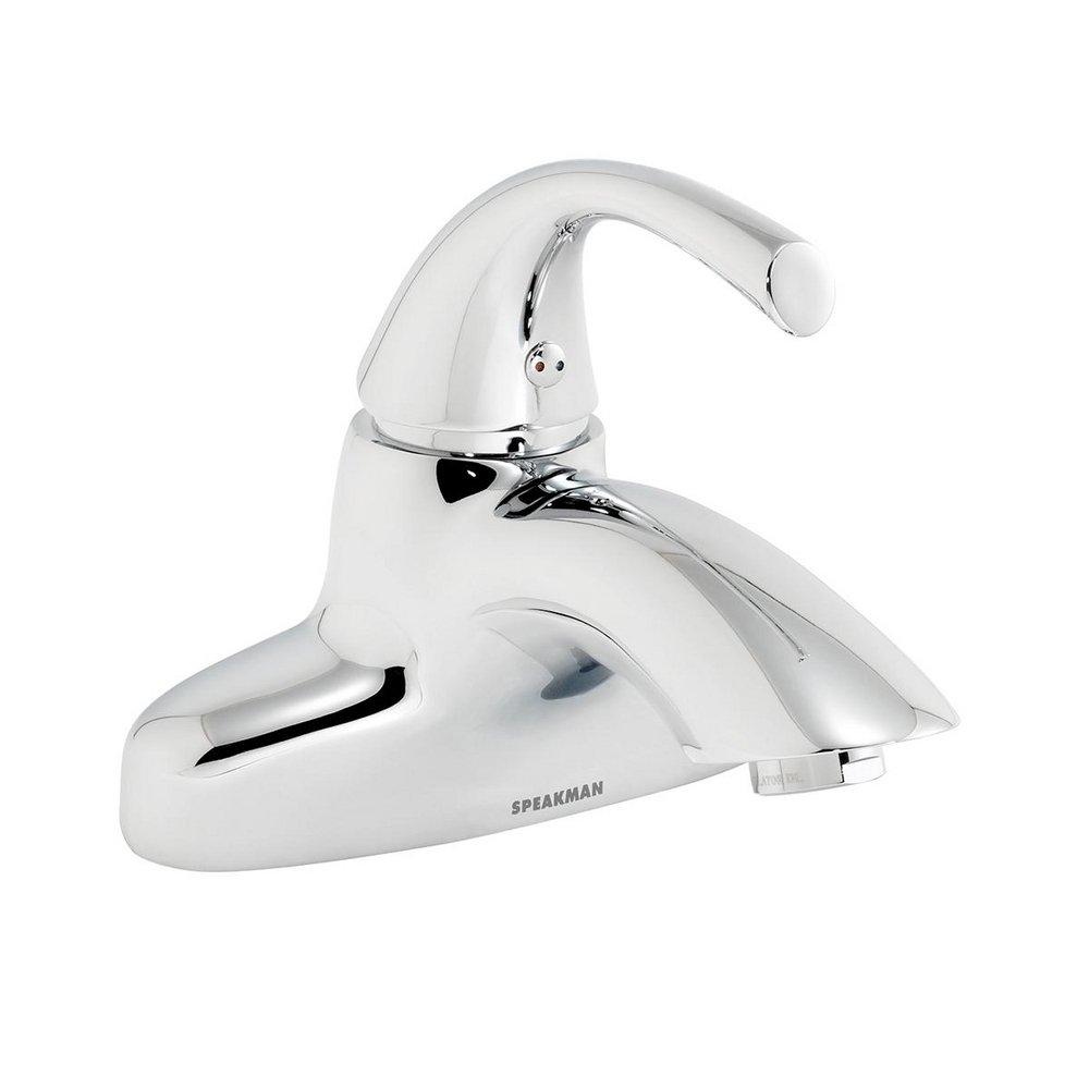 Speakman Polished Chrome Single Handle Bathroom Sink Faucet Lever Handle 